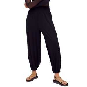 Free People FP Beach Ali High Waist Balloon Pants in Black Size small preloved